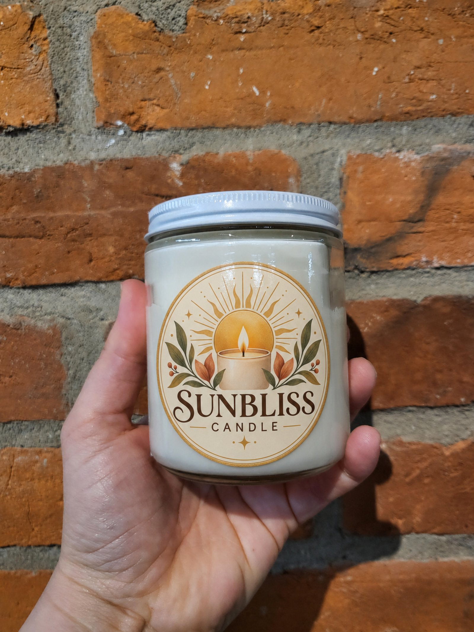 Warm candle chosen as a thank-you gift